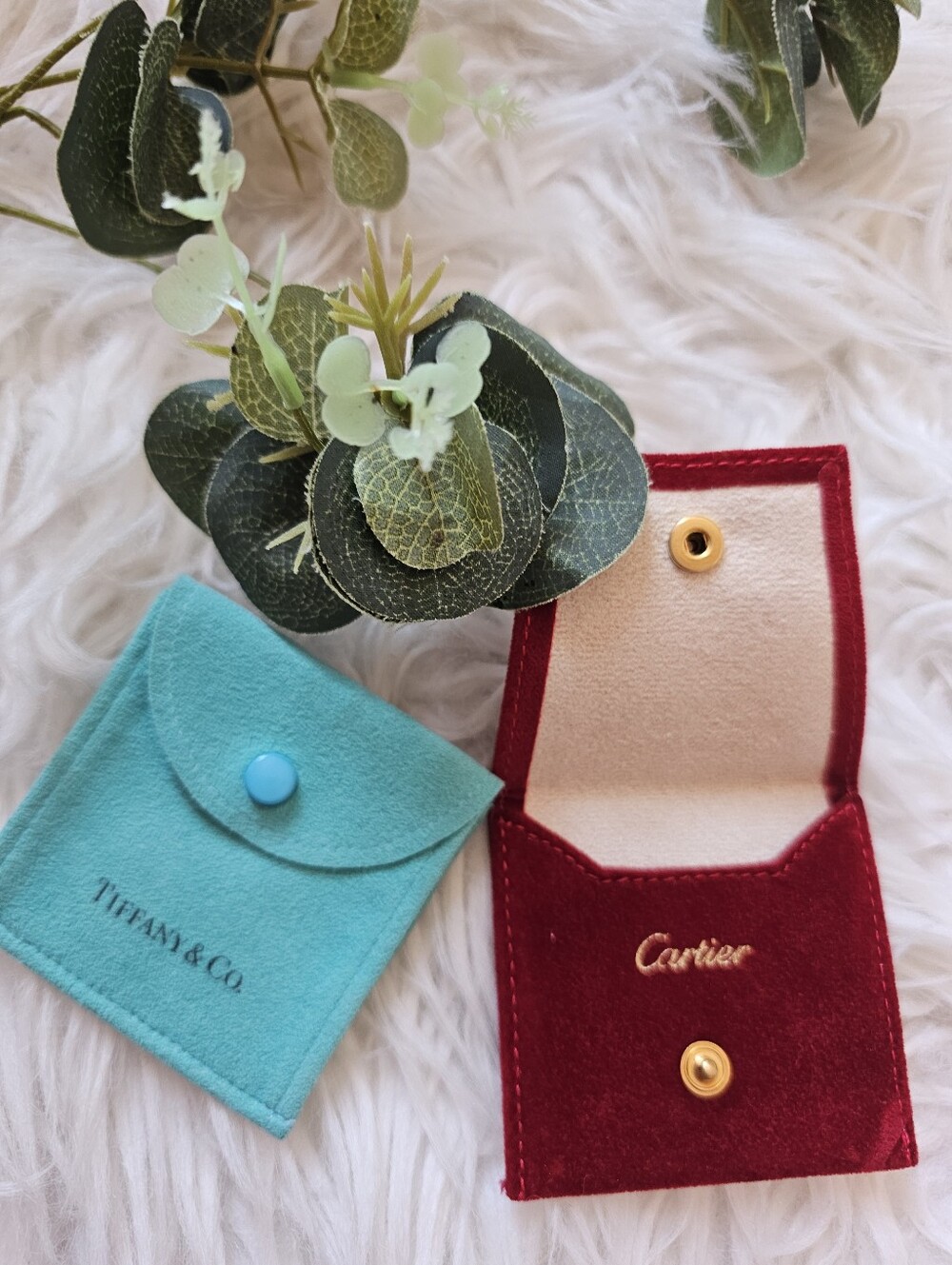 Cartier+Tiffany Jewelry Pouches Bundle